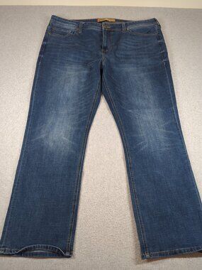 Seven7 Jeans Men's 38x30 (Actual 40x30) Blue Denim Straight Fit Classic Stretch
